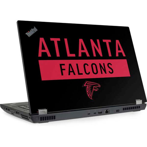 NFL Atlanta Falcons Black Performance Series Lenovo ThinkPad Skin