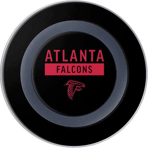 NFL Atlanta Falcons Black Performance Series Wireless Charger Skin