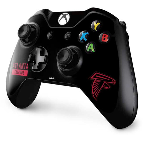 NFL Atlanta Falcons Black Performance Series Xbox One Controller Skin