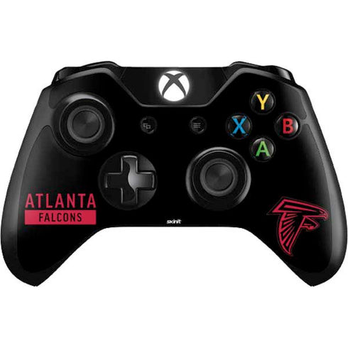 NFL Atlanta Falcons Black Performance Series Xbox One Controller Skin