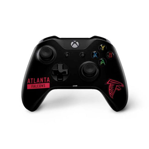 NFL Atlanta Falcons Black Performance Series Xbox One X Bundle Skin