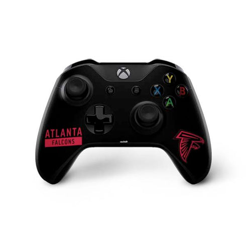 NFL Atlanta Falcons Black Performance Series Xbox One X Controller Skin