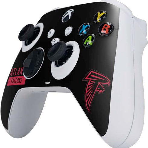 NFL Atlanta Falcons Black Performance Series Xbox Series S Controller Skin