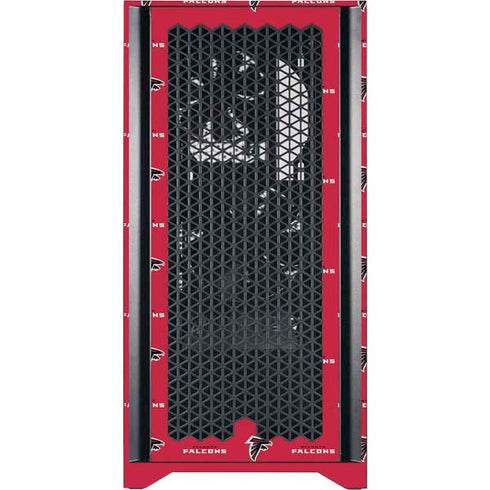 NFL Atlanta Falcons Blitz Series Corsair 4000D Tempered Glass Mid-Tower ATX Case Skin