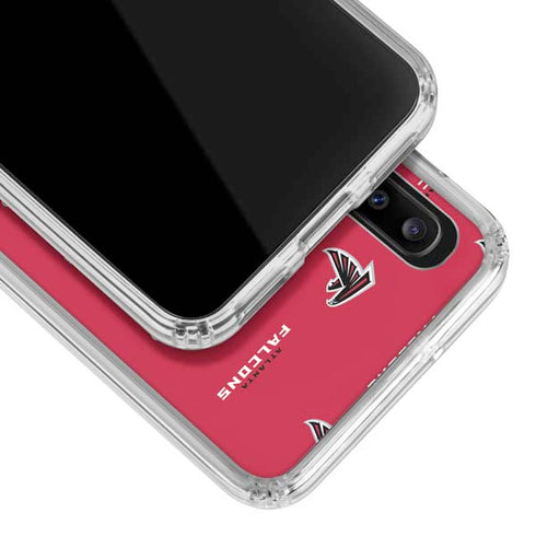 NFL Atlanta Falcons Blitz Series Galaxy A20 Clear Case