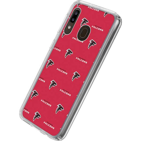 NFL Atlanta Falcons Blitz Series Galaxy A20 Clear Case