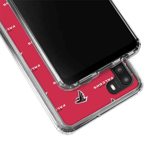 NFL Atlanta Falcons Blitz Series Galaxy A21 Clear Case