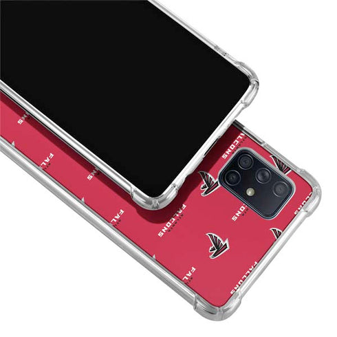 NFL Atlanta Falcons Blitz Series Galaxy A71 5G Clear Case