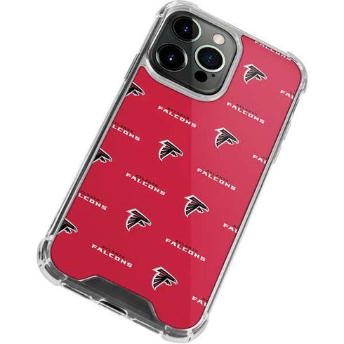 NFL Atlanta Falcons Blitz Series iPhone 15 Pro Max Clear Case