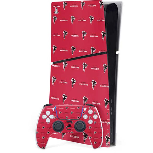 NFL Atlanta Falcons Blitz Series PS5 Slim Digital Edition Console Skin