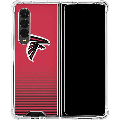NFL Atlanta Falcons Breakaway Galaxy Z Fold4 5G Clear Case