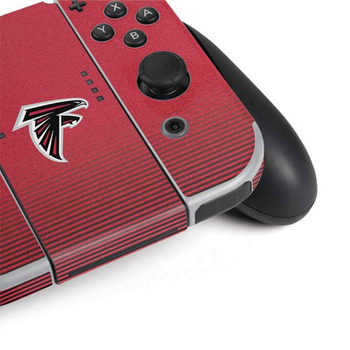 NFL Atlanta Falcons Breakaway Nintendo Switch OLED (2021) Skin