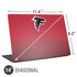 NFL Atlanta Falcons Breakaway Universal Laptop 14in (11.4 x 8.2in) Skin