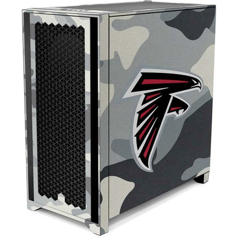 NFL Atlanta Falcons Camo Corsair 4000D Tempered Glass Mid-Tower ATX Case Skin