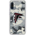 NFL Atlanta Falcons Camo Galaxy A10e Clear Case