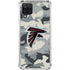 NFL Atlanta Falcons Camo Galaxy A12 Clear Case