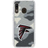 NFL Atlanta Falcons Camo Galaxy A20 Clear Case