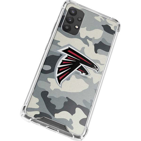 NFL Atlanta Falcons Camo Galaxy A32 5G Clear Case