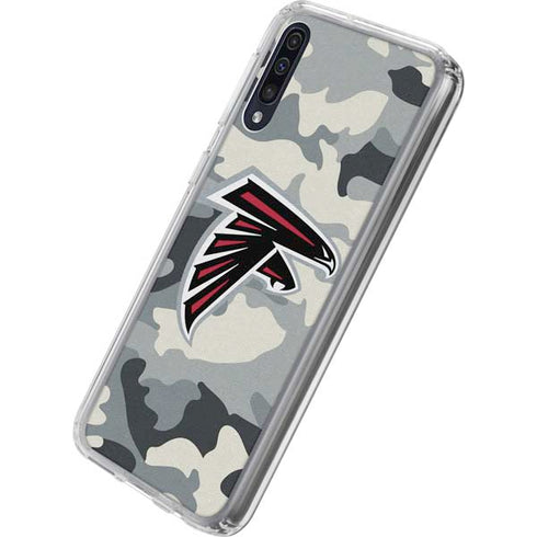 NFL Atlanta Falcons Camo Galaxy A50 Clear Case