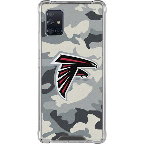 NFL Atlanta Falcons Camo Galaxy A51 5G Clear Case