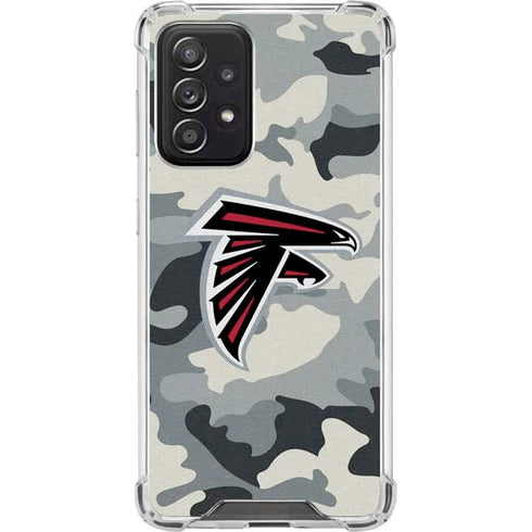 NFL Atlanta Falcons Camo Galaxy A52 5G Clear Case
