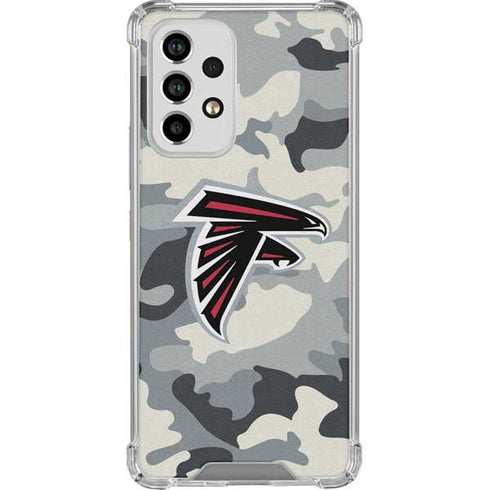 NFL Atlanta Falcons Camo Galaxy A53 5G Clear Case