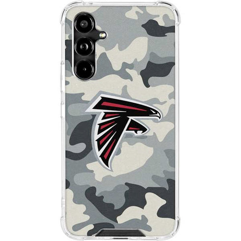 NFL Atlanta Falcons Camo Galaxy A54 5G Clear Case