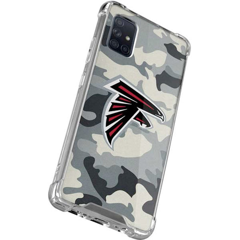 NFL Atlanta Falcons Camo Galaxy A71 5G Clear Case