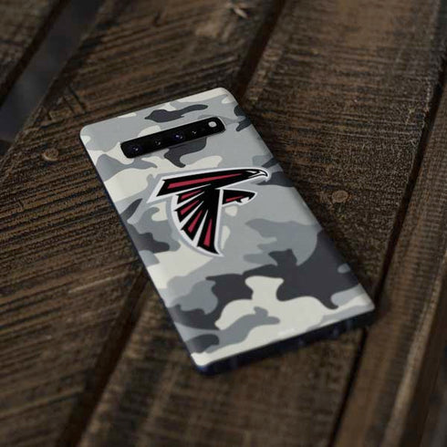 NFL Atlanta Falcons Camo Galaxy S10 Plus Skin