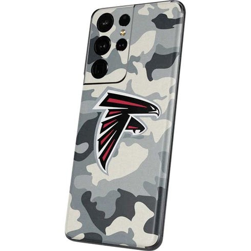 NFL Atlanta Falcons Camo Galaxy S21 Ultra 5G Skin