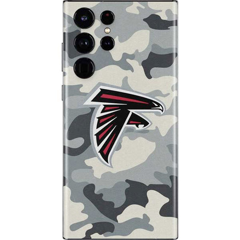 NFL Atlanta Falcons Camo Galaxy S22 Ultra Skin