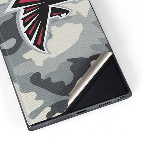 NFL Atlanta Falcons Camo Galaxy S22 Ultra Skin