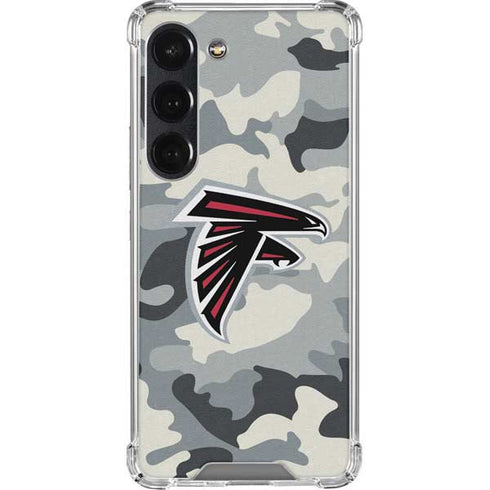 NFL Atlanta Falcons Camo Galaxy S23 Clear Case