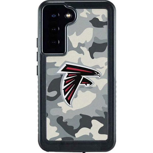 NFL Atlanta Falcons Camo Galaxy S23 Plus Waterproof Case