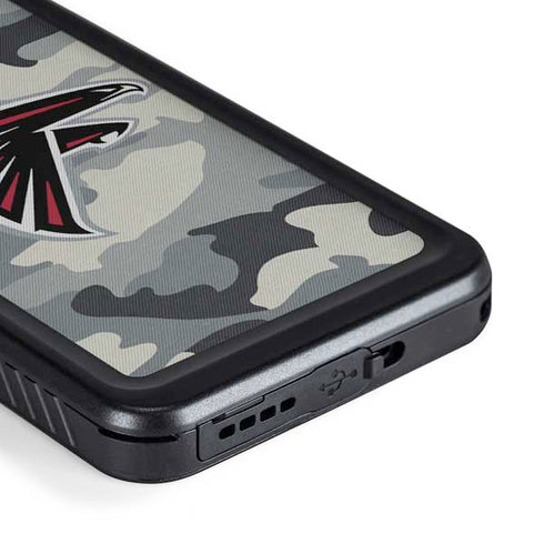 NFL Atlanta Falcons Camo Galaxy S23 Plus Waterproof Case