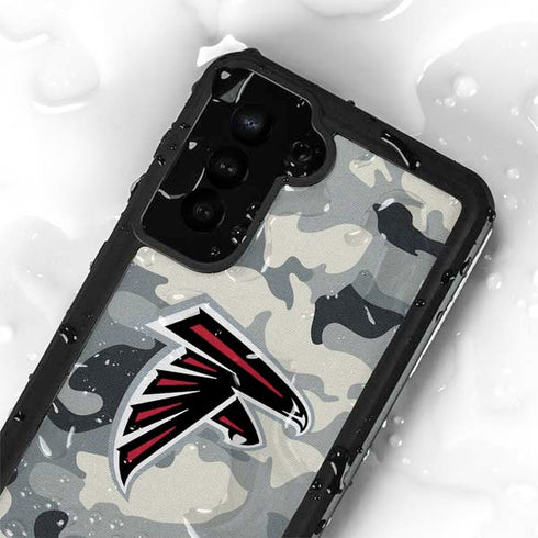 NFL Atlanta Falcons Camo Galaxy S23 Plus Waterproof Case
