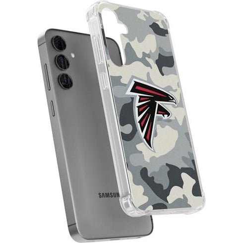 NFL Atlanta Falcons Camo Galaxy S24 Plus Clear Case