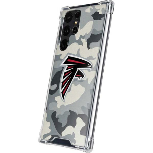 NFL Atlanta Falcons Camo Galaxy S24 Ultra Clear Case