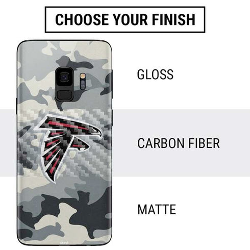NFL Atlanta Falcons Camo Galaxy S9 Skin