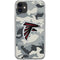 NFL Atlanta Falcons Camo iPhone 11 Clear Case