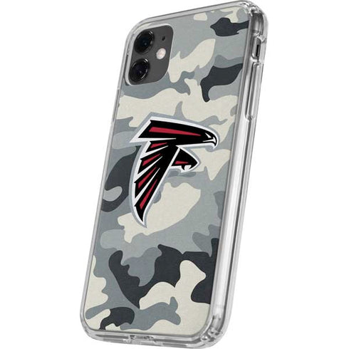 NFL Atlanta Falcons Camo iPhone 11 Clear Case