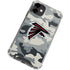 NFL Atlanta Falcons Camo iPhone 12 Clear Case