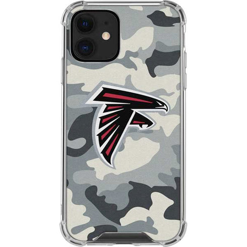 NFL Atlanta Falcons Camo iPhone 12 Mini Clear Case
