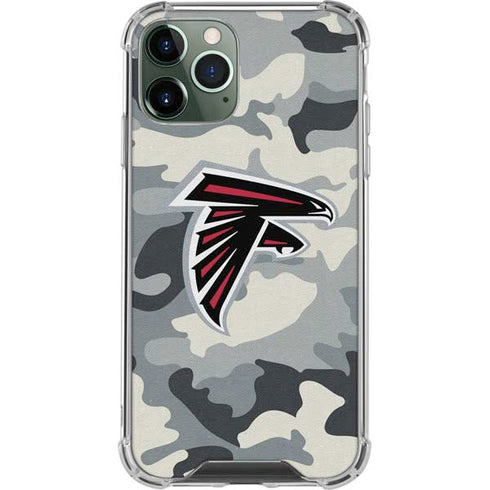 NFL Atlanta Falcons Camo iPhone 12 Pro Max Clear Case