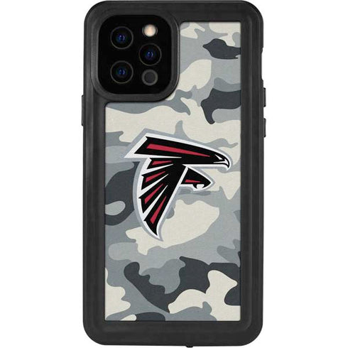 NFL Atlanta Falcons Camo iPhone 12 Pro Waterproof Case