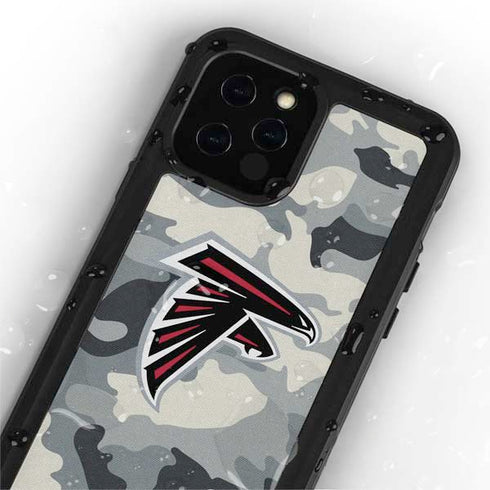 NFL Atlanta Falcons Camo iPhone 12 Pro Waterproof Case