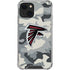 NFL Atlanta Falcons Camo iPhone 13 Mini Clear Case