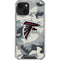 NFL Atlanta Falcons Camo iPhone 14 Clear Case
