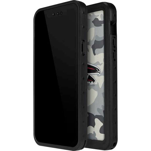 NFL Atlanta Falcons Camo iPhone 14 Pro Max Waterproof Case