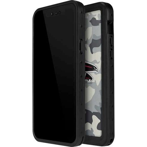 NFL Atlanta Falcons Camo iPhone 14 Pro Waterproof Case